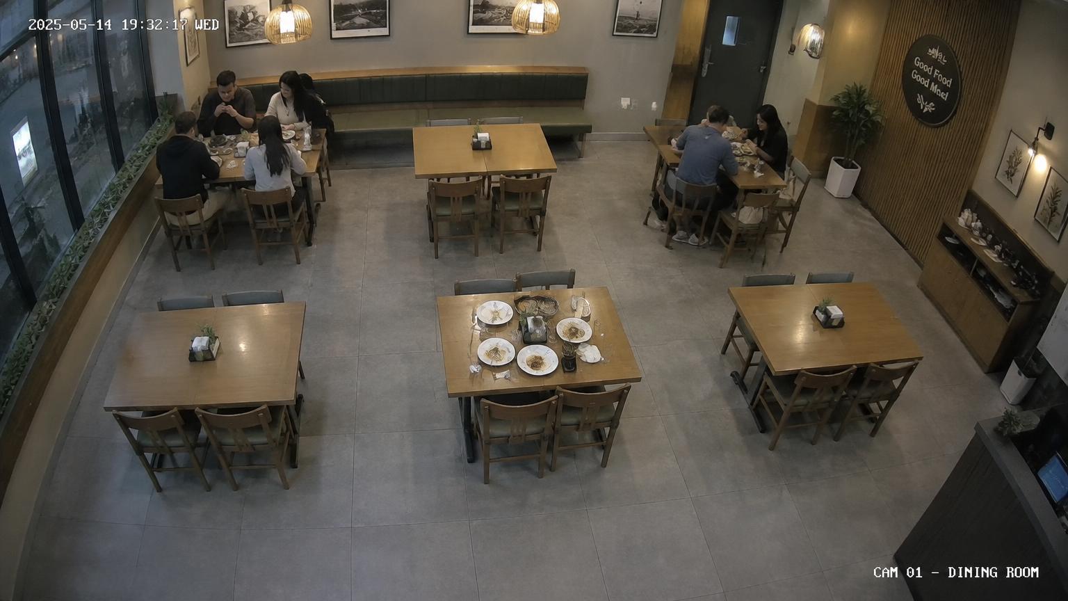 Main dining room — demo footage
