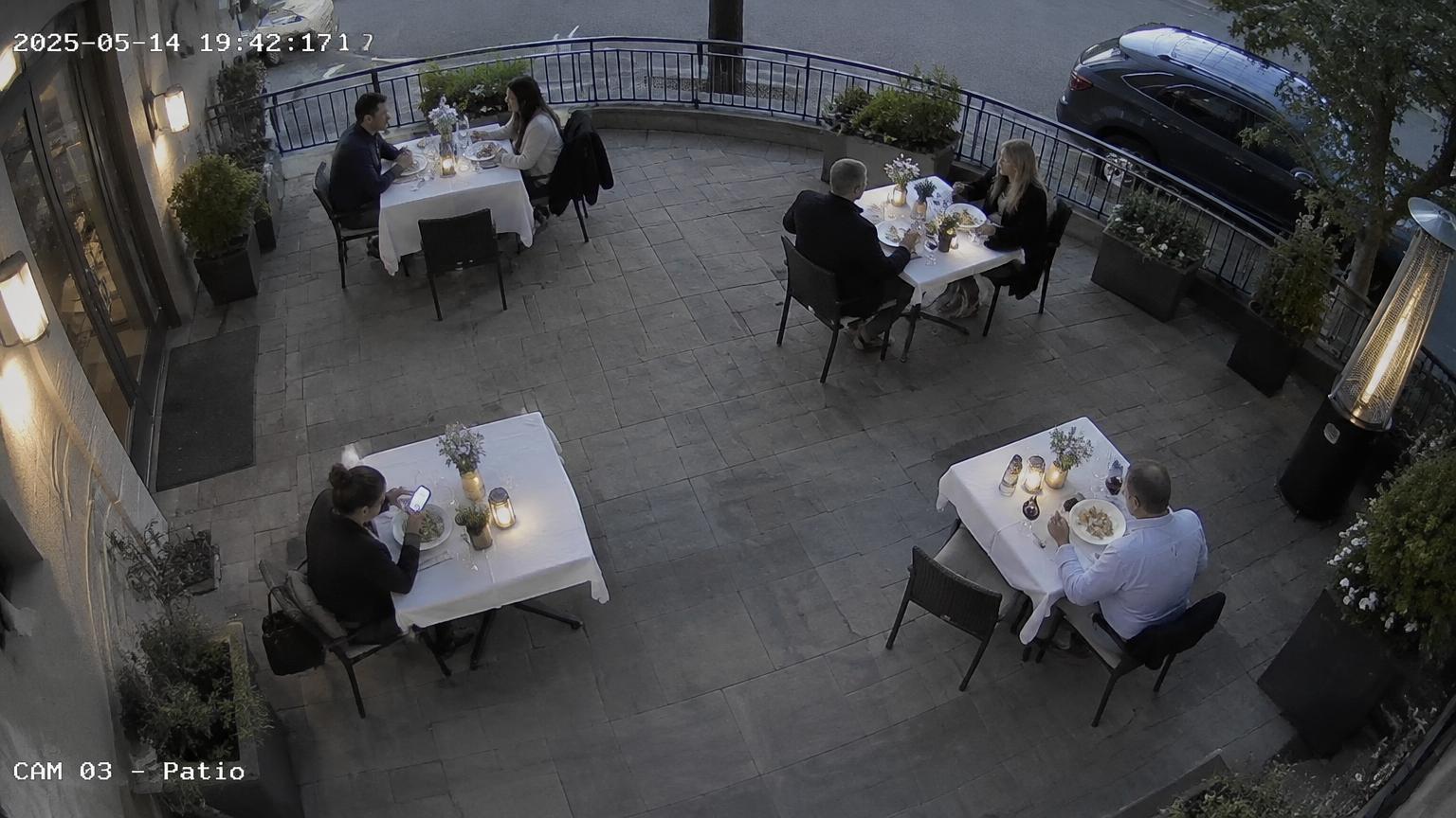 Patio terrace — demo footage